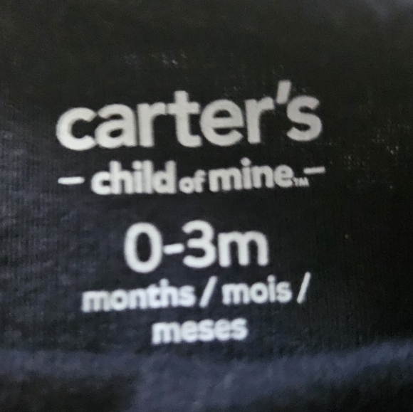 Carter's Black and White Skeleton Halloween Costume - Picture 2 of 2